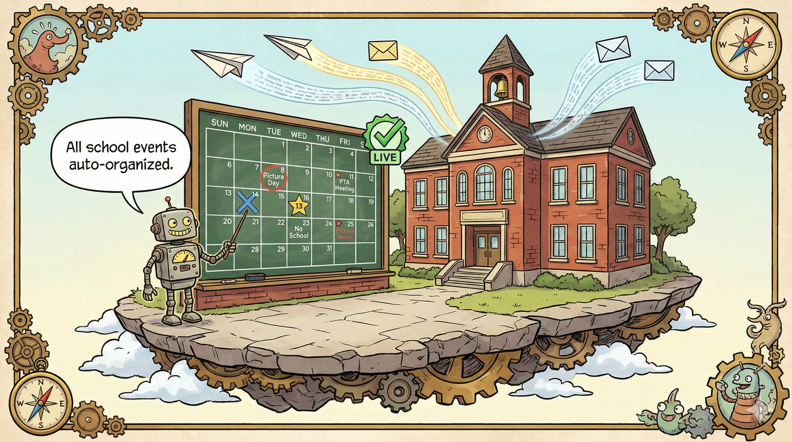 School Dashboard visualization